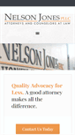 Mobile Screenshot of nelsonjoneslegal.com